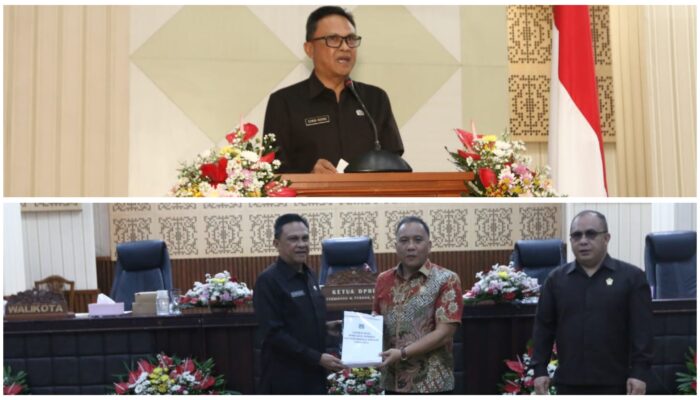 Sekdakot Edwin Roring Hadiri Rapat Paripurna Dewan Mewakili WalkotaTomohon