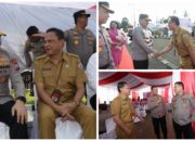 Sekdakot Roring Hadiri Kunker Kapolda Sulut di Polres Tomohon
