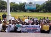 Tenaga Kerja Guru Honorer Kabupaten pesawaran Gelar Aksi, Tuntut Realisasi Pengangkatan ASN Dan PPPK.