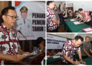 Walikota Caroll Senduk dan Kepala Perangkat Daerah Tanda Tangan Perjanjian Kinerja Tahun 2025
