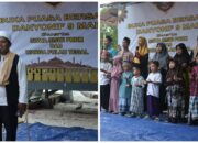 Danyonif 9 Marinir Gelar Buka Puasa Bersama Siswa Siswi PKBM dan Masyarakat Pulau Tegal