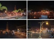 Tumbilotohe Perdana di Kampus 4 UNG, Fakultas Teknik Nyalakan 1000 Lampu Minyak