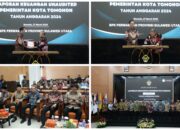 Wali Kota Caroll Senduk Serahkan Laporan Keuangan T.A 2024 Kepada BPK RI Perwakilan Sulut