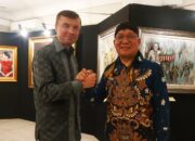 Ketua Umum PPWI Wilson Lalengke Hadiri Pameran Lukisan dalam Rangka 75 Tahun Hubungan Diplomatik Indonesia-Rusia Bersama Dubes Rusia