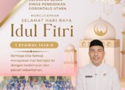 Dinas Pendidikan Gorontalo Utara Mengucapkan Selamat Hari Raya Idull Fitri 1 Syawal 1446 H