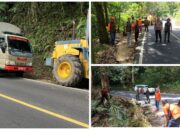 Pemkot Tomohon Gandeng TNI, Polri, dan Seluruh elemen Masyarakat Untuk Berpartisipasi Kebersihan di Ruas Jalan Tomohon Manado