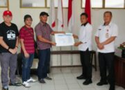 Pengurus PWI Tomohon Yang Baru Melapor ke Kesbangpol