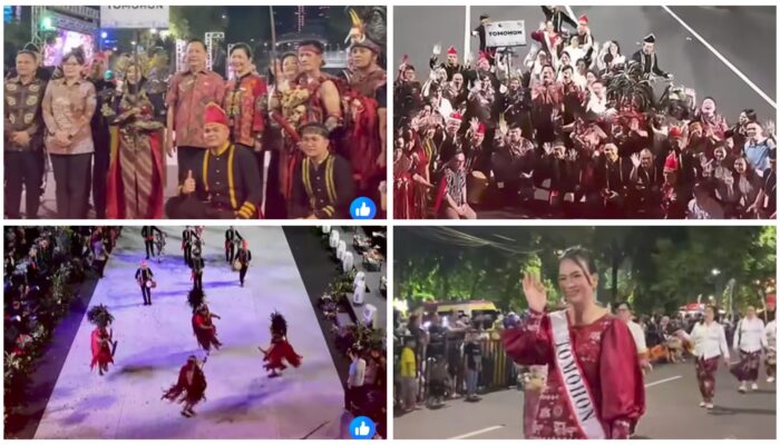 Tarian Kabasaran Kota Tomohon Tampil di Karnaval Budaya Nusantara APEKSI