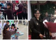 Wawali Sendy Rumajar Sambut Kedatangan Bianca Lantang di Bandara Samrat