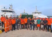 Basarnas Sulut Evakuasi 7 ABK Kapal Tenggelam di Perairan Lembeh