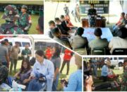 Dandim 1302/Minahasa Letkol Inf Bonaventura Pimpin Simulasi Kesiapsiagaan Bencana di Tomohon