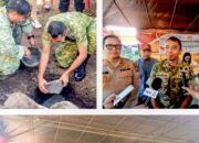 Sinergi TNI dan Pemerintah Daerah, Dandim 1302/Minahasa Pimpin Peletakan Batu Pertama Koperasi Merah Putih di Desa Leleko