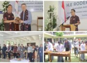 Wali Kota Tomohon Sambut Delegasi Australia dalam Program BRIDGE di SMP Lokon