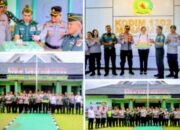 Sinergi Solid, Kapolres Minahasa dan Tomohon Sambangi Kodim 1302/Minahasa di HUT ke-80 TNI
