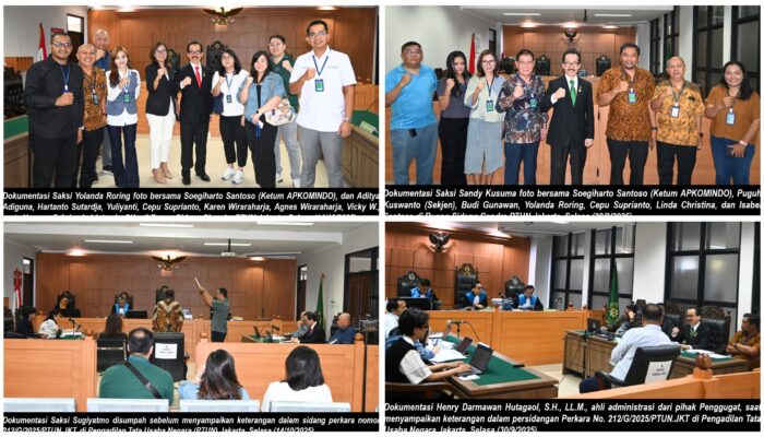 PTUN Jakarta Tolak Seluruh Gugatan Terhadap Kepengurusan Sah APKOMINDO