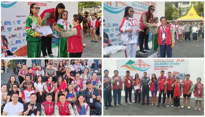 Tomohon Raih Juara Umum Cabor Selam di Porprov Sulut XII 2025