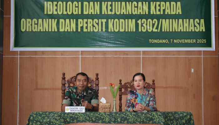 Kodim 1302/Minahasa Teguhkan Semangat Juang dan Keimanan Prajurit Lewat Bintal Rohani