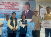 Disalurkan Yayasan HATI, Warga Langowan Sambut Hangat Bantuan Tali Kasih Natal Presiden RI