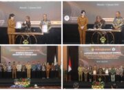 Wakil Wali Kota Tomohon Hadiri Penyerahan LHP Kinerja dan DTT di BPK Sulut