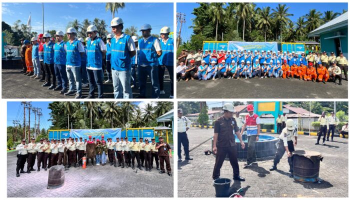 PLN UPT Manado Gelar Apel Bulan K3 Nasional di Gardu Induk Paniki