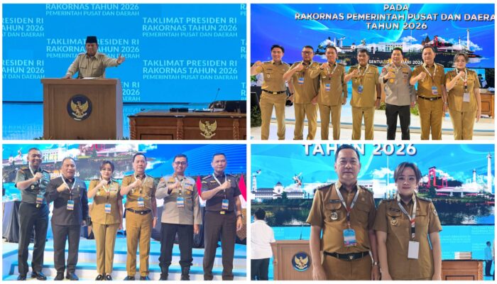 Wali Kota dan Wakil Wali Kota Tomohon Hadiri Rakornas 2026 di Bogor