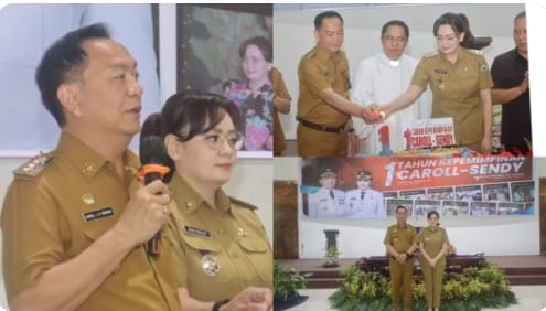Setahun Kepemimpinan, Caroll–Sendy Syukuri Capaian dan Tegaskan Komitmen Bangun Tomohon