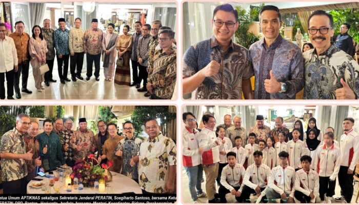 Ketua Umum APTIKNAS sekaligus Ketua Umum APKOMINDO Hadiri Halalbihalal di Rumah Dinas Menko Perekonomian RI