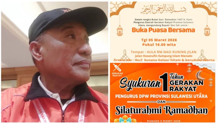 Momentum 1 Tahun, Gerakan Rakyat Sulut Pererat Silaturahmi Lewat Buka Puasa Bersama