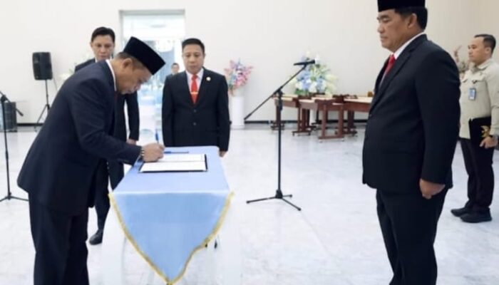 Salman Mokoginta Resmi Pimpin DKP Sulut, Gubernur Tekankan Integritas Pejabat