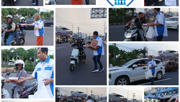 PPWI DPC Kota Manado Gelar Aksi Sosial Berbagi Takjil Ramadan 1447 H