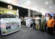 Pawai Takbiran Membludak di Manado, Gubernur Yulius Selvanus Lepas Langsung dari Kantor Gubernur