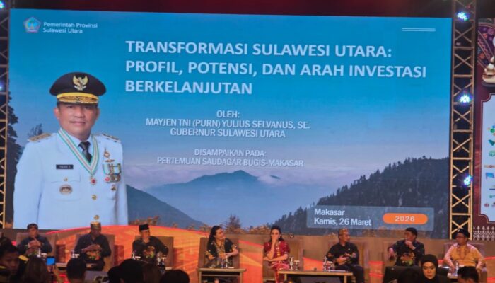 Gubernur Yulius Promosikan Investasi Sulut di PSBM Makassar, Tawarkan Peluang Strategis ke Asia Pasifik