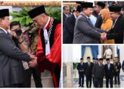 Presiden Prabowo Saksikan Pengucapan Sumpah Hakim Konstitusi dan Anggota Ombudsman RI