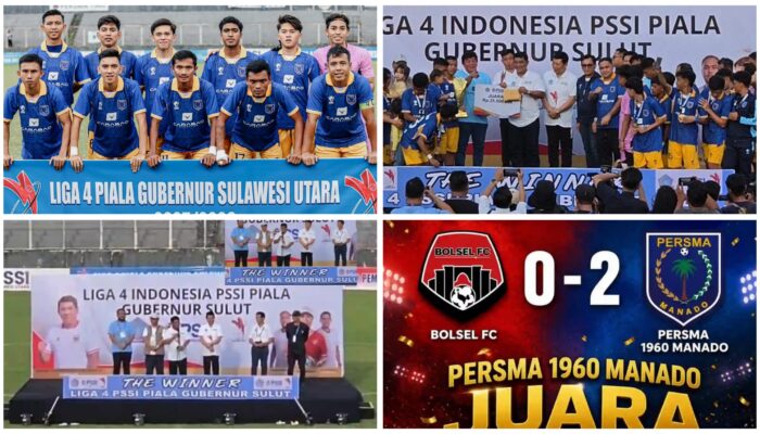 Persma Manado Juara, Amankan Tiket Promosi ke Liga 4 Nasional