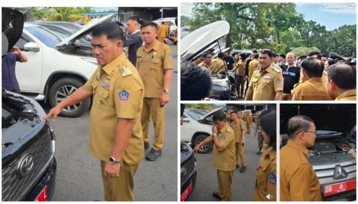 Gubernur Sulut Sidak Kendaraan Dinas, Tekankan Disiplin dan Akuntabilitas Aset Daerah