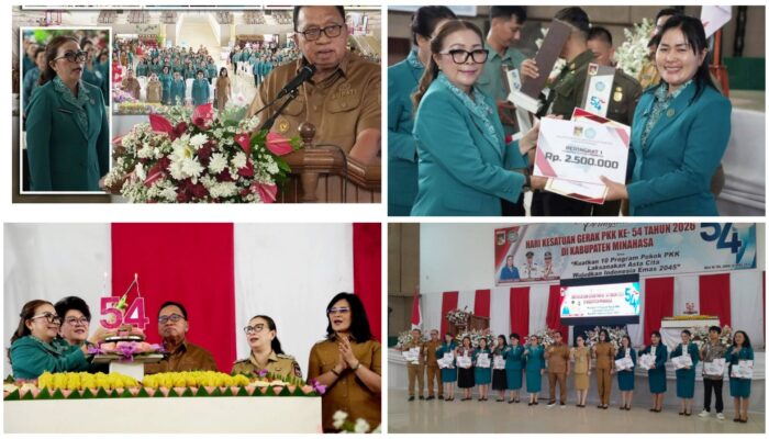 Peringatan HKG PKK ke-54 di Minahasa, Dorong Penguatan Program dan Pemberdayaan UMKM