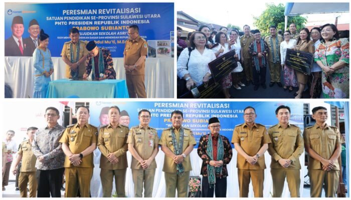 Wali Kota Tomohon Hadiri Peresmian Revitalisasi Sekolah Sulut di Manado