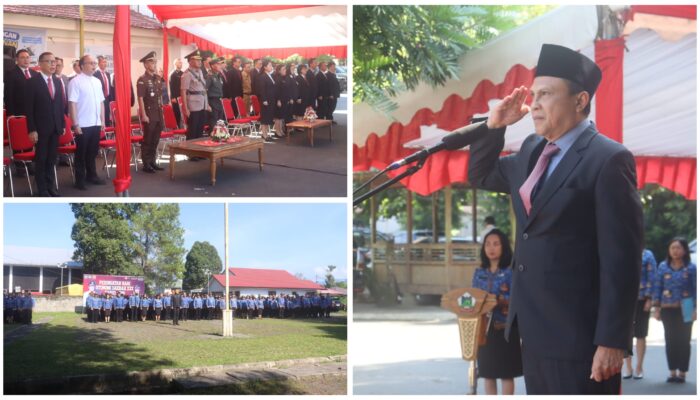 Sekda Edwin Roring Pimpin Upacara Hari Otonomi Daerah ke-30 di Tomohon