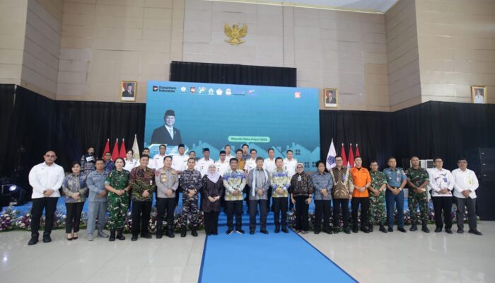 Wali Kota Tomohon Hadiri Sosialisasi KUR Perumahan dan Peluncuran BSPS di Manado