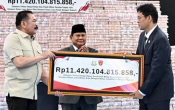 Menhan Hadiri Penyerahan Aset Negara Hasil Penertiban Kawasan Hutan Tahap VI