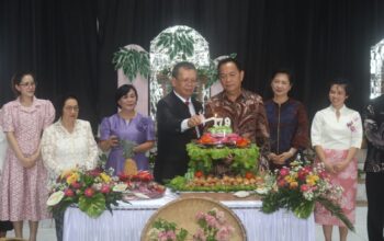 Wali Kota Tomohon Hadiri Ibadah Syukur HUT ke-179 GMIM Syaloom Sarongsong Tumatangtang