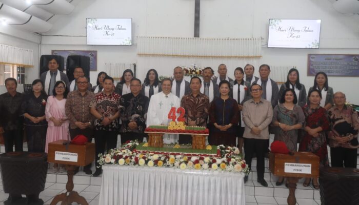 Perayaan HUT ke-42 GMIM Kanaan Uluindano, Wali Kota Tekankan Penguatan Iman dan Pelayanan