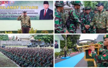 Menhan Sjafrie Tinjau Revitalisasi Rindam XIII/Merdeka di Tomohon