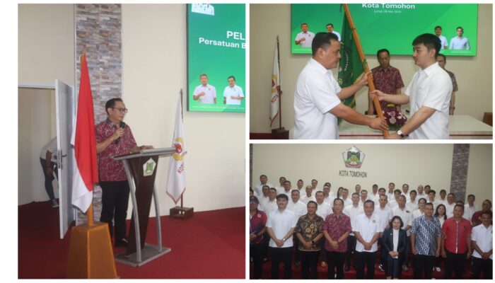 Wali Kota Caroll Senduk Hadiri Pelantikan Pengurus PBSI Tomohon Periode 2026-2030