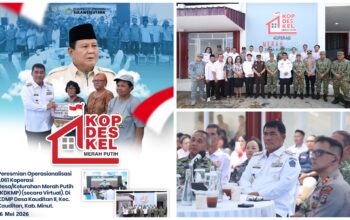 Gubernur Yulius dan Forkopimda Sulut Kawal Program Presiden Prabowo Bangun Ekonomi Desa