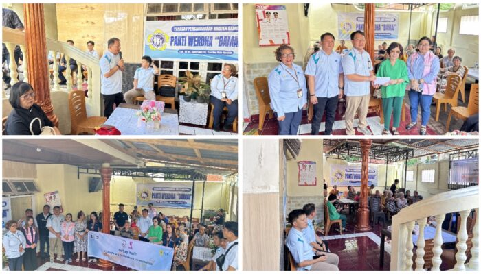 Perokris dan Srikandi PLN UPT Manado Berbagi Kasih dengan Lansia di Panti Werdha Damai Ranomuut