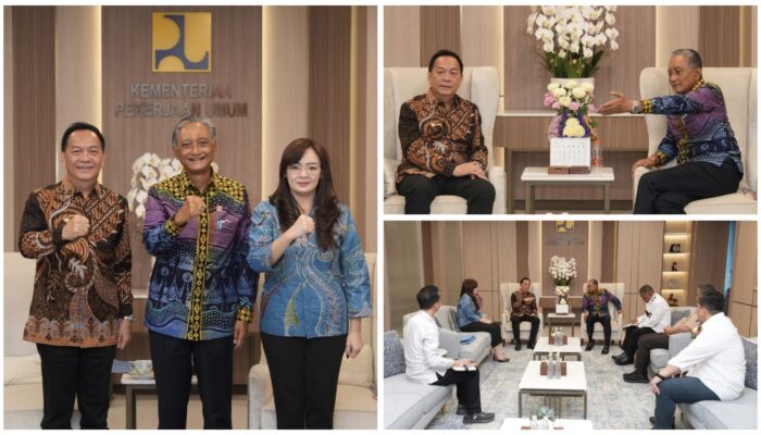 Wali Kota dan Wakil Wali Kota Tomohon Bahas Pembangunan Infrastruktur Bersama Menteri PU RI