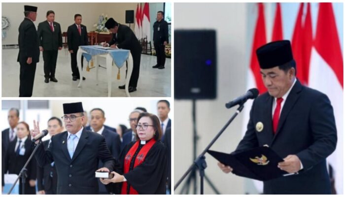 Yulius Selvanus Lantik John Marentek Jadi Kepala BKD Sulut, Tekankan Inovasi dan Pembinaan ASN