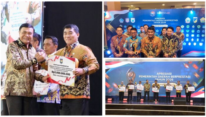 Sulut Raih Penghargaan Tertinggi Penanggulangan Kemiskinan dan Stunting, Bawa Pulang Insentif Fiskal Rp3 Miliar