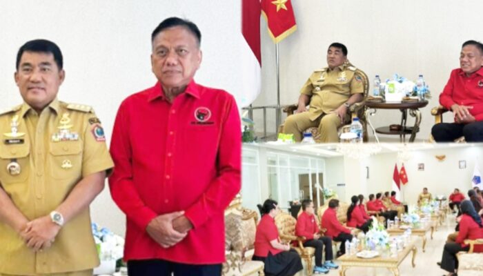 DPD PDI Perjuangan Sulut Temui Gubernur Yulius, Bahas Sinergi Pembangunan Daerah